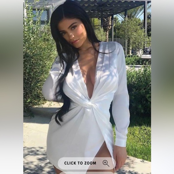 Fashion Nova Satin Dress sz L - Picture 11 of 11